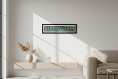 Hand-Painted Madhubani Owl Harmony Wall Art (Framed)